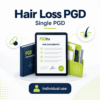 Hair loss PGD for individual pharmacy professionals, covering finasteride for male pattern hair loss, with documentation and required online training.