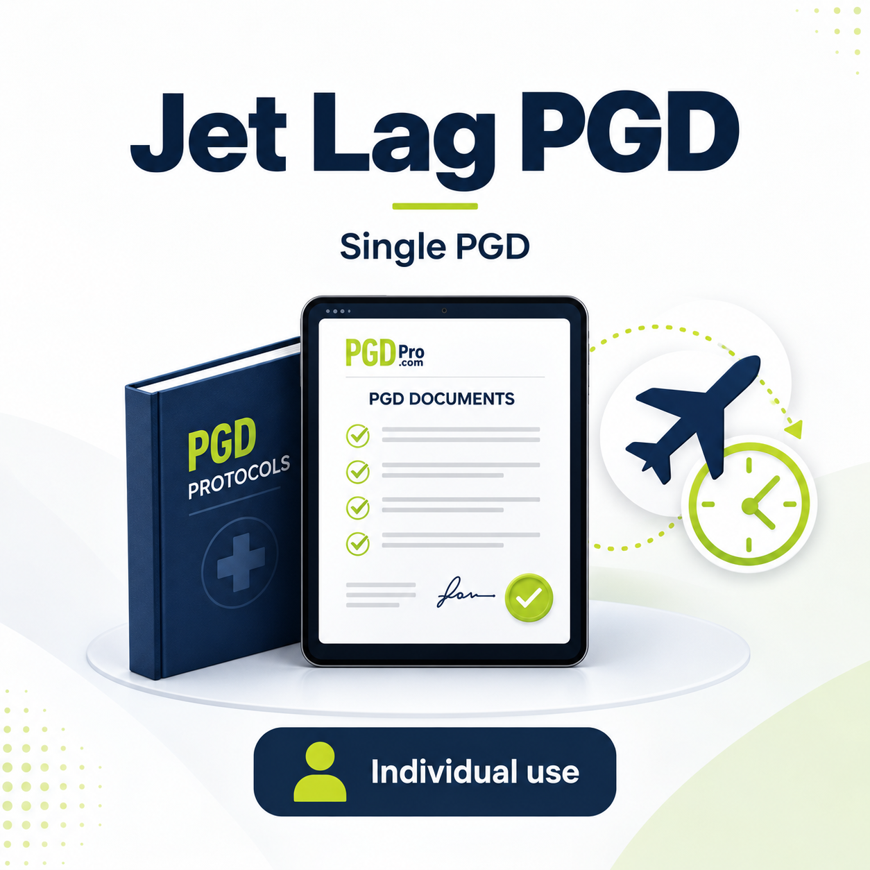 PGDPro Jet Lag single PGD for individual use